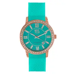 YESS - Reloj Aguamarina Para Dama SM-19610-05