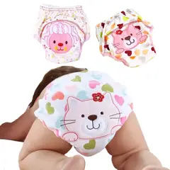 BEBE - 2 PAÑAL ENTRENADOR REUTILIZABLE NIÑO NIÑA CON REPUESTO LAVABLE