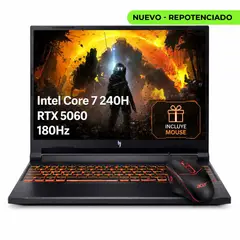 ACER - Portatil Nitro V16 Core 7 240h Ram 32gb Ssd 512gb Rtx 5060 8gb