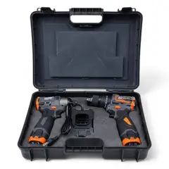 PROTOOL - Kit Taladro + Atornillador De Impacto Inalámbrico 48v Prtool
