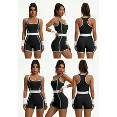 GENERAL - Enterizo Deportivo Ajustado Talla Única Para Mujer