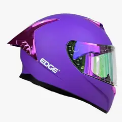 EDGE HELMETS - CASCO EDGE RACER CERTIFICADO DOT MORADO MATE