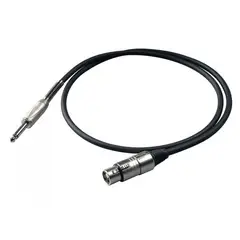 GENERICO - Cable XLR Hembra a Plug PROEL 5 Metros