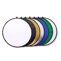 GODOX - Flex Reflector 7 en 1 de 110cm (oro, plata, negro, blanco, translúcido, verde, azul)