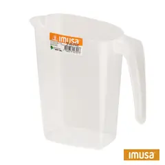 IMUSA - Jarra 1.2 L Transparente Plástico 18x17x9 cm 1 Pieza