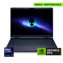DELL - Portatil Gamer Alienware 16X Aurora Intel Core Ultra 9-275HX RAM 32GB SSD 1TB RTX 5060 8GB