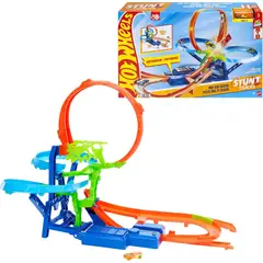 HOT WHEELS - Pista Motorizada Choque Aéreo Escala 1-64