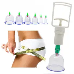GENERICO - Vacunterapia Set X6 Ventosas De Vacío