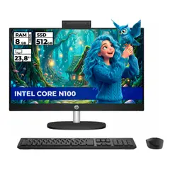 HP - TODO EN UNO 24-CR0310LA INTEL CORE N100 8GB RAM 512GB SSD 24 FHD