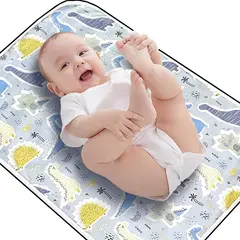 GENERICO - CAMBIADOR EN TELA PARA BEBE 74CM X 58CM IMPERMEABLE PLEGABLE