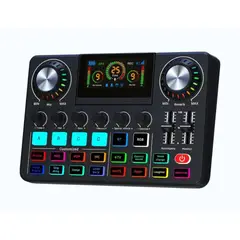 GENERICO - Tarjeta De Sonido Profesional Podcast Y Streaming F668