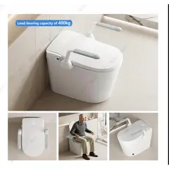 3D - INODORO INTELIGENTE CALEFACCION SENSOR PROXIMIDAD TORNADO ESPUMA AROMATERAPIA9013BRAZOS