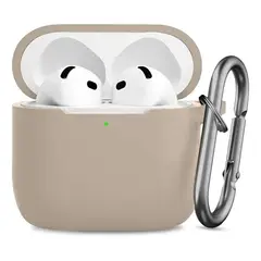GENERICO - Estuche Forro Funda Case De Silicona Para AirPods 4 + Arnes