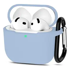 GENERICO - Estuche Forro Funda Case De Silicona Para AirPods 4 + Arnes