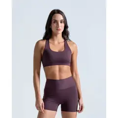 RACKETBALL - Top Elemental Soporte Alto, Color Uva Para Mujer