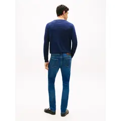 TOMMY HILFIGER - Jeans azul Bleecker slim con efecto usado