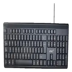 UNITEC - Teclado USB Multimedia Ergonómico para PC y Portátil