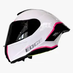 EDGE HELMETS - CASCO EDGE SHANGHAI CERTIFICADO ECE2206 RUSH ROSA BRILLO