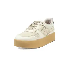 MANIQUEO - Tenis Beige Retro