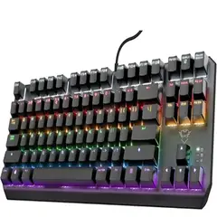TRUST - Teclado Mecánico Gamer70% RGB Negro Compacto