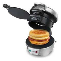 HAMILTON BEACH - Sanduchera Para Desayuno 25475 Gris