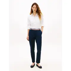 TOMMY HILFIGER - Pantalón multicolor chino slim en twill