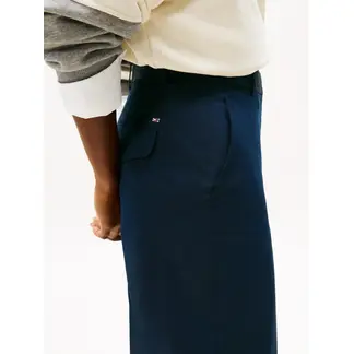 TOMMY HILFIGER - Pantalón multicolor wide leg con logo