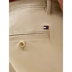 TOMMY HILFIGER - Pantalón beige chino denton de sarga