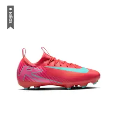 NIKE - Guayos Jr Zoom Vapor 16 Academy Fg/Mg Niño-Rojo