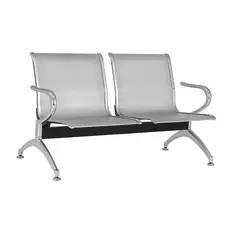 GENERICO - SILLA CROMO 2 PUESTOS ASIENTO COCA 2 PUESTOS