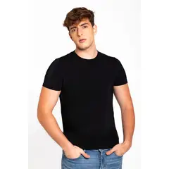 DIANE & GEORDI - Camiseta cuello redondo 3986 - Negro