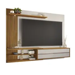 MULTIMUEBLES - PANEL 1355 PARA TV 65 NOGAL BLANCO