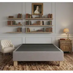 GENERICO - Base de Cama Oslo 140x190 cm Color Gris