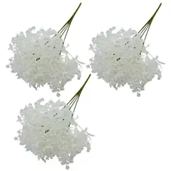 GENERICO - Set x3 Bouquets De Flor Artificial Gipsófila Decorativa