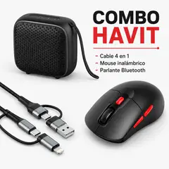 HAVIT - Kit Parlante Bluetooth , Combo 3 en 1