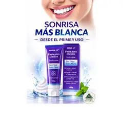 GENERICO - Crema Dental Blanqueamiento Limpieza Profunda Sin Flúor Con Niacinamida