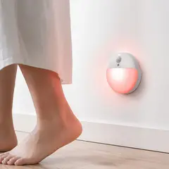 GENERICO - Lámpara LED Sensor Movimiento Luz Nocturna Automática Pared