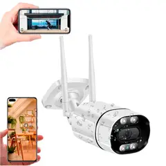 GENERICO - Camara De Vigilancia Exterior Wifi Detección De Movimiento