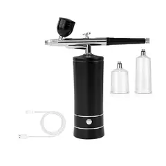 GENERICO - Aerógrafo Inalámbrico Portátil Recargable 32 Psi Multiusos