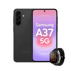 SAMSUNG - Galaxy A37 128GB 6GB Ram 5G Negro + Smartwatch