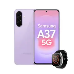 SAMSUNG - Galaxy A37 128GB 6GB Ram 5G Lila + Smartwatch