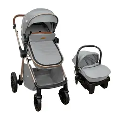 PRIORI - Coche Bebe Travel System Snow Gris