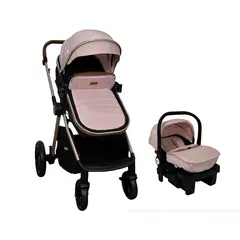 PRIORI - Coche Bebe Travel System Snow Rosa