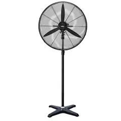 KALLEY - Ventilador Industrial de Piso 24” Alta Potencia Negro