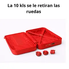 GENERICO - Maletas Combo X 3 Rígidas Antigolpes 10 15 23 Kg Ruedas 360