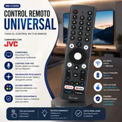 GENERICO - Control Remoto Universal JVC RM-C3295 Para Smart TV