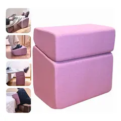 GENERICO - Reposapies Ergonomico Ajustable Para Debajo Del Escritorio Color Morado