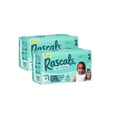 RASCALS - Set x2 Pañales Etapa 2 x34 Unidades