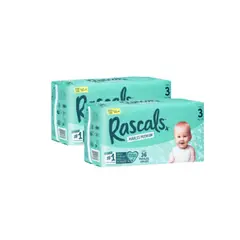 RASCALS - Set x2 Pañales Etapa 3 x36 Unidades