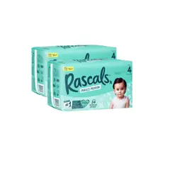 RASCALS - Set x2 Pañales Etapa 4 x34 Unidades